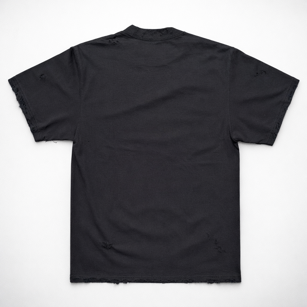 Rose From The Dead Graphic Yellow Black Tee