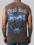 Dead Rose Born To Rise Vintage Muscle Tee