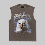 Dead Rose Born To Rise Vintage Muscle Tee