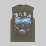 Dead Rose Born To Rise Vintage Muscle Tee