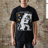 Rose From The Dead Graphic Yellow Black Tee