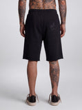 Dead Rose Black Stripe Track Shorts