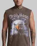 Dead Rose Born To Rise Vintage Muscle Tee